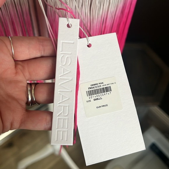 🛑 1 hour sale. Free People, Lisa Maree, ombre fringe top, various sizes - Picture 7 of 9